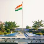 Flag of India in National Cancer Institute