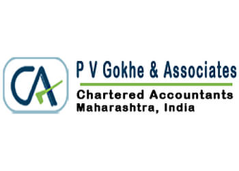 Logo of P V GOKHE & ASSOCIATES CHARTERED ACCOUNTANTS for top 10 lis of chartered accountants of nagpur